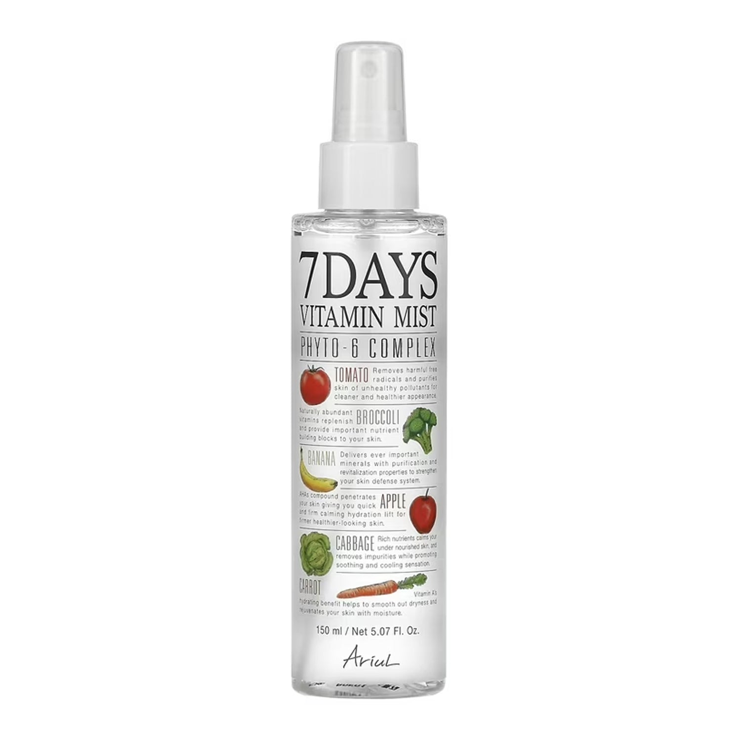 Ariul Ariul 7 Days Vitamin Mist 150ml - daily care - front bottle shot