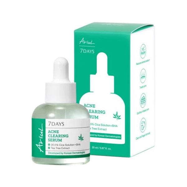 Ariul Ariul 7days AC Cica Blemish Serum 20ml - soothing - front bottle shot