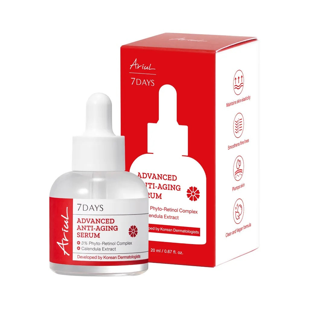 Ariul Ariul 7days Advanced Anti-aging Serum 20ml - soothing - front bottle shot