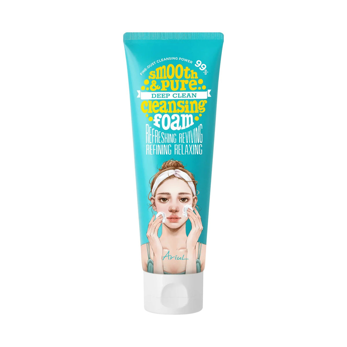 Ariul Ariul Smooth & Pure Cleansing Foam 120ml - cleansing - front bottle shot