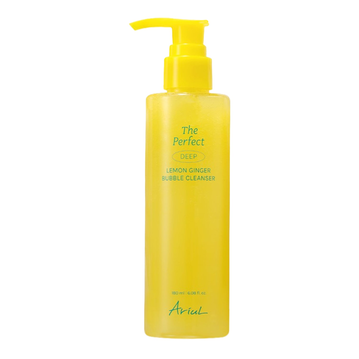 Ariul Ariul The Perfect Lemon Ginger Bubble Cleanser 180ml - hydrating - front bottle shot