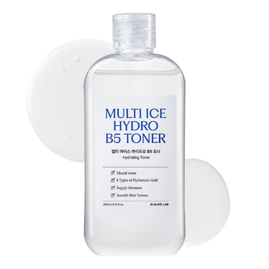 ALIVE:LAB ALIVE:LAB Multi Ice Hydro B5 Toner 200ml - hydrating - front bottle shot