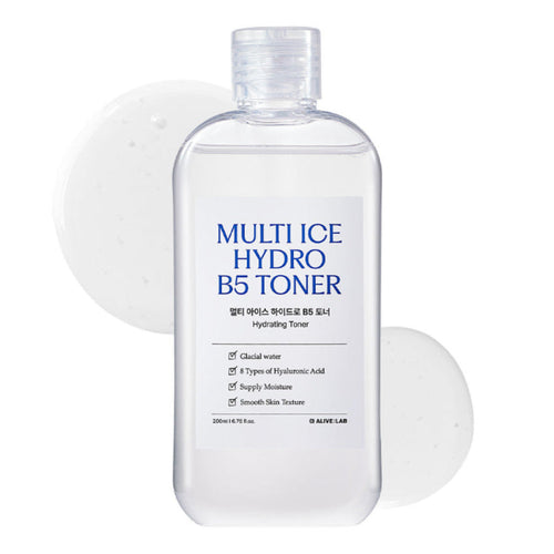 ALIVE:LAB ALIVE:LAB Multi Ice Hydro B5 Toner 200ml - hydrating - front bottle shot