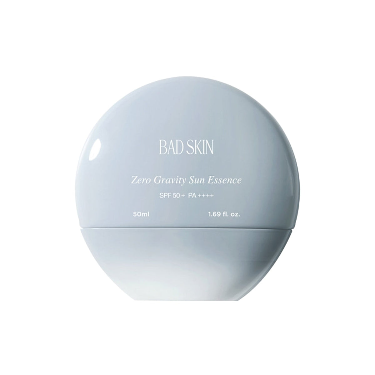 BAD SKIN BAD SKIN Zero Gravity Sun Essence SPF50+ PA++++ 50ml - hydrating - front bottle shot