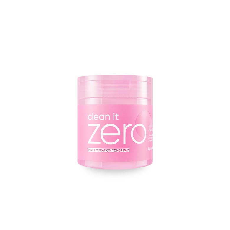 BANILA CO BANILA CO Clean It Zero Pink Hydration Toner Pad 70EA 200ml - hydrating - front bottle shot