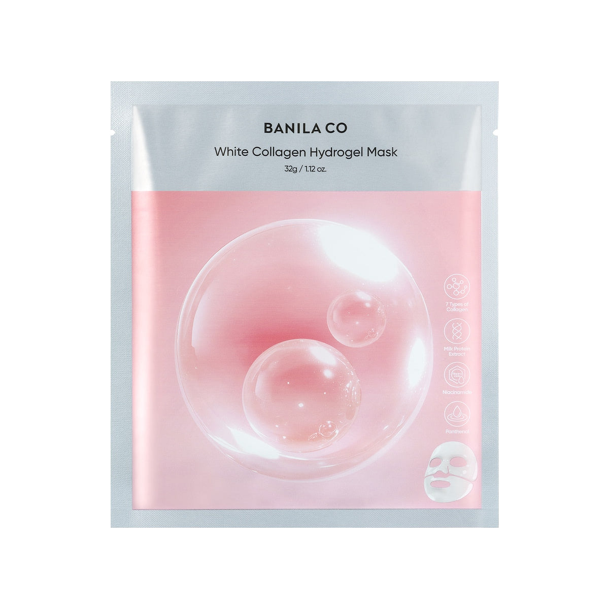 BANILA CO BANILA CO White Collagen Hydrogel Mask 32g 1ea - brightening - front bottle shot