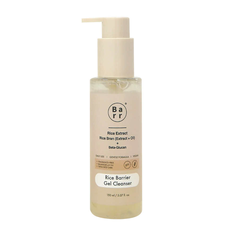 BARR BARR Rice Barrier Gel Cleanser 150ml - hydrating - front bottle shot