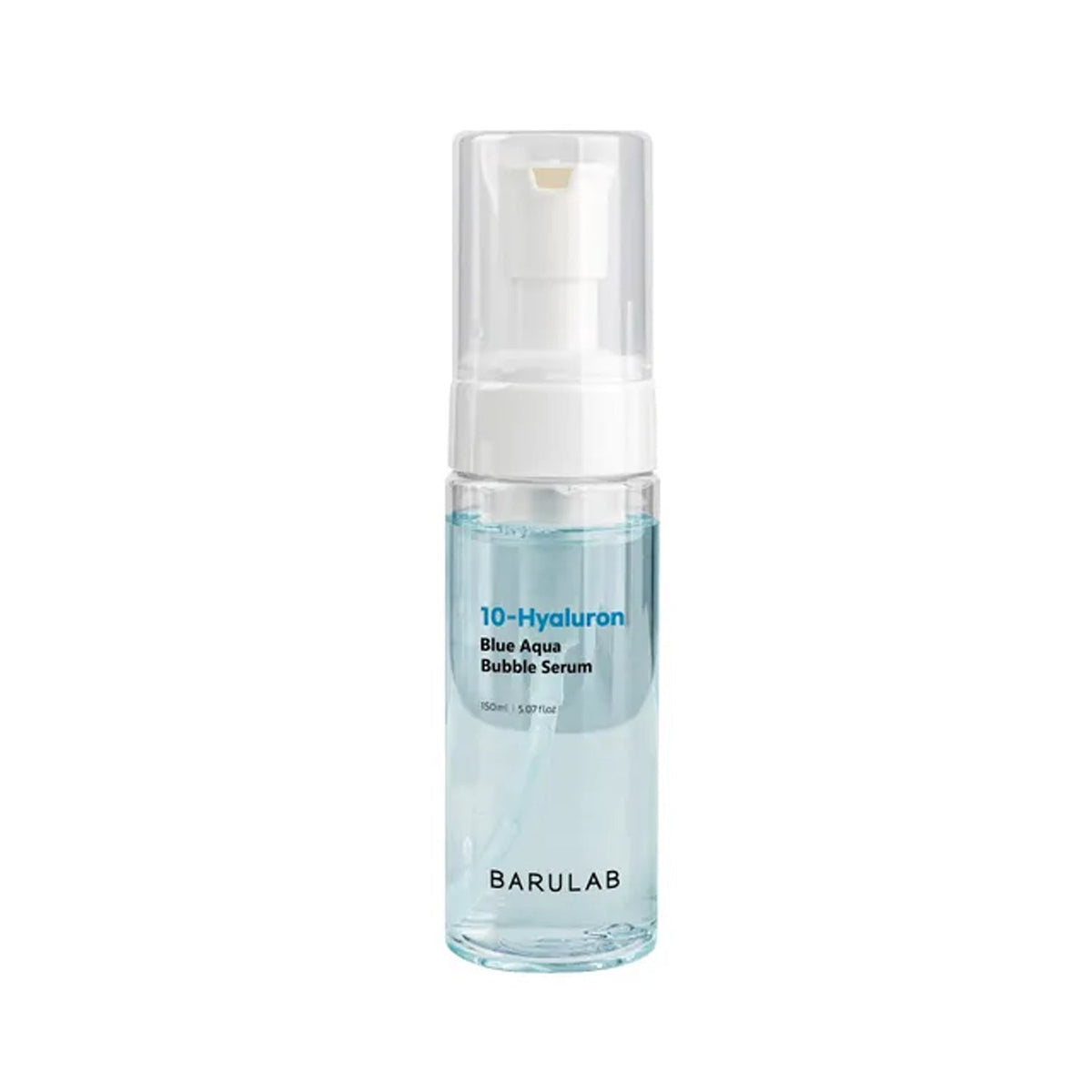 BARULAB BARULAB 10-Hyaluron Blue Aqua Bubble Serum 150ml - hydrating - front bottle shot