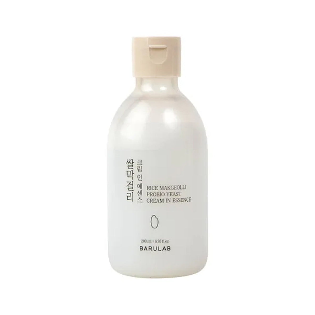 BARULAB BARULAB Rice Makgeolli Probio Yeast Cream In Essence 200ml - hydrating - front bottle shot