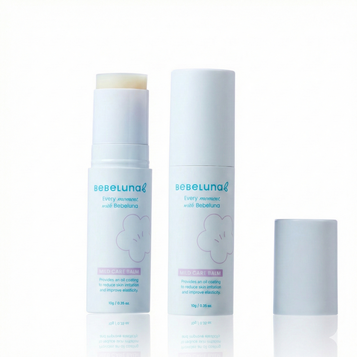 BEBELUNA BEBELUNA Mild Care Balm 10g+10g - hydrating - front bottle shot