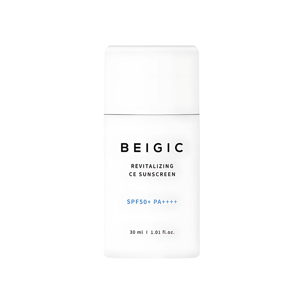BEIGIC BEIGIC Revitalizing CE Sunscreen SPF50+ PA++++ 30ml - hydrating - front bottle shot
