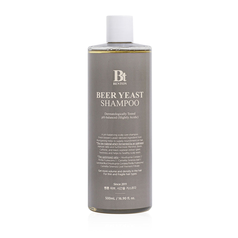 BENTON BENTON Beer Yeast Shampoo 500ml - nourishing - front bottle shot