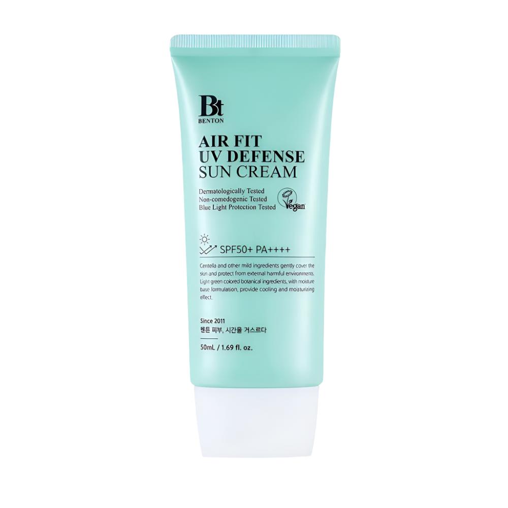 BENTON BENTON Air Fit UV Defense Sun Cream SPF50+/PA++++ 50ml - hydrating - front bottle shot
