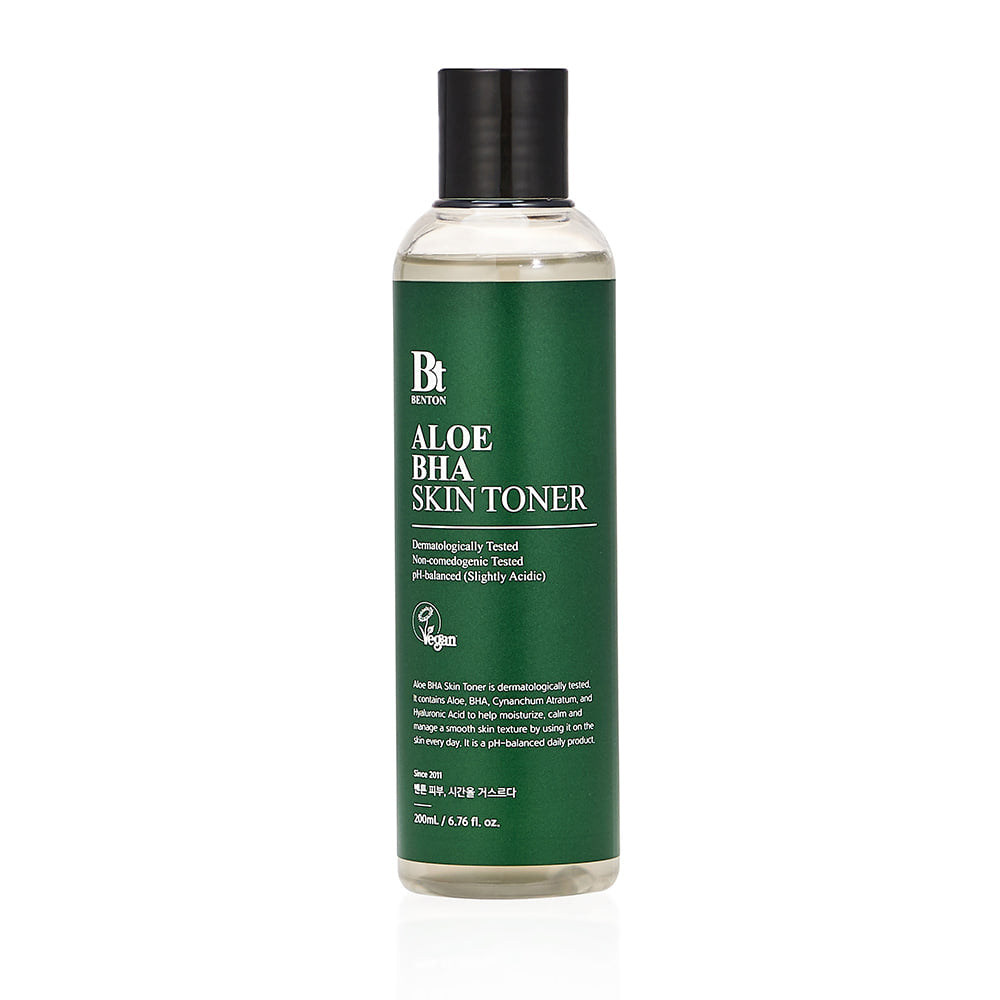 BENTON BENTON Aloe BHA Skin Toner 200ml - daily care - front bottle shot