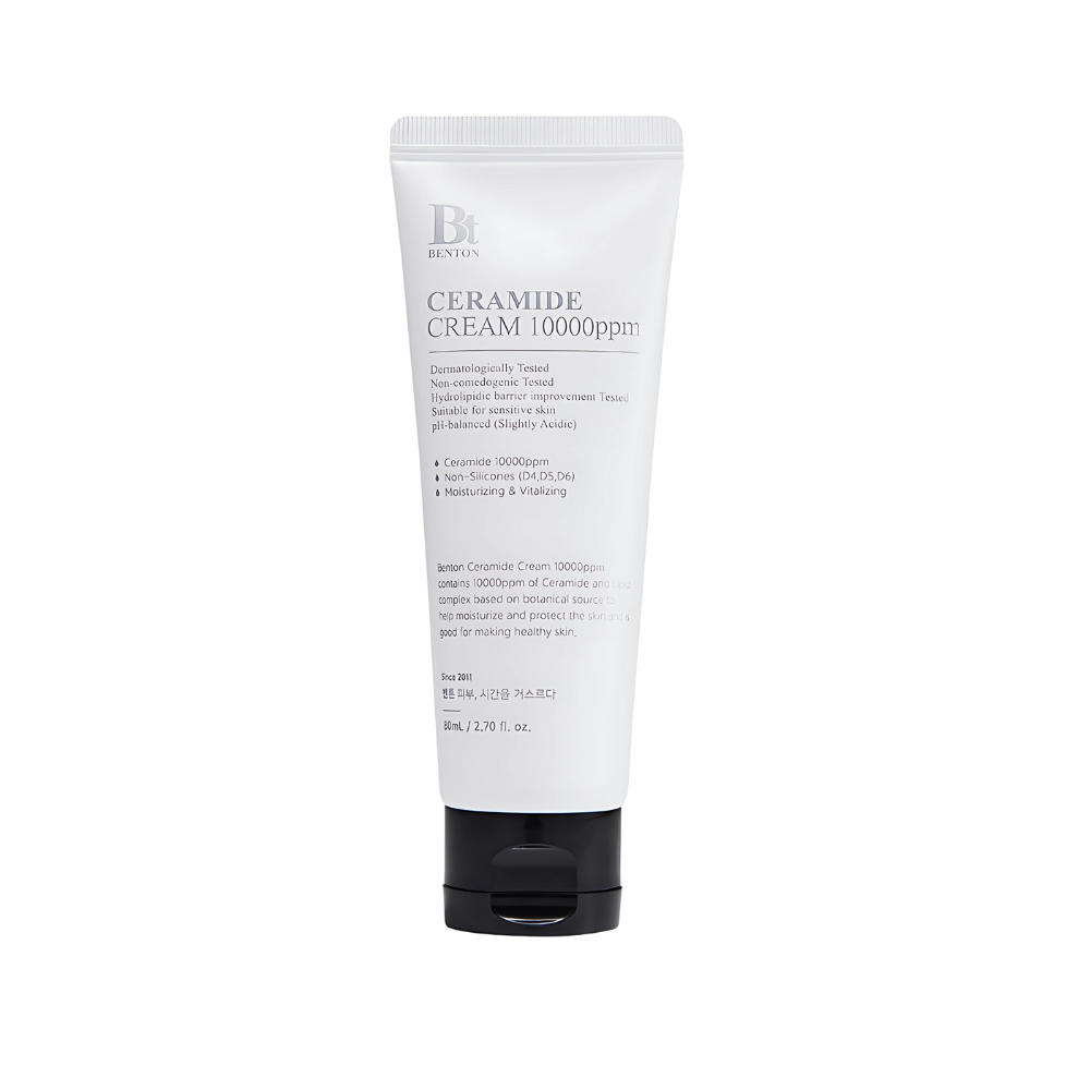 BENTON BENTON Ceramide Cream 10000ppm 80ml - hydrating - front bottle shot