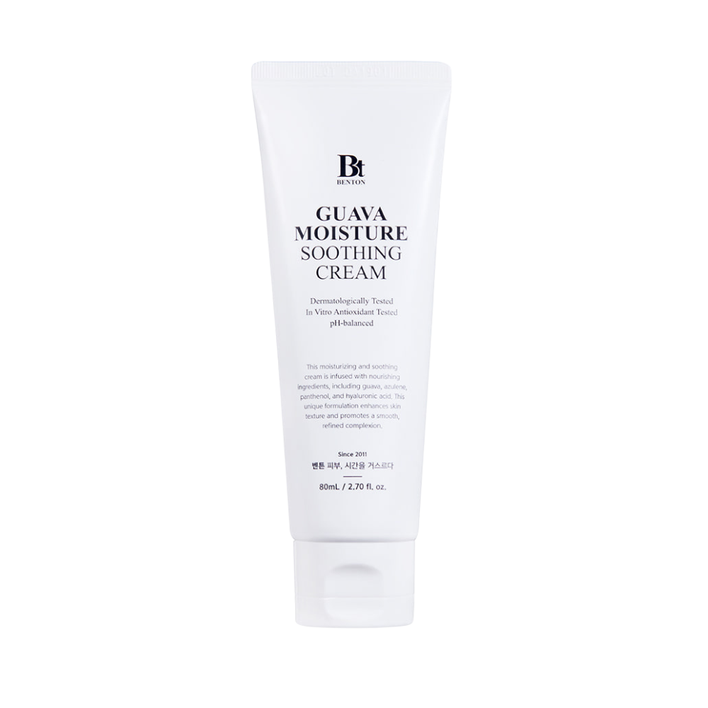 BENTON BENTON Guava Moisture Soothing Cream 80ml - hydrating - front bottle shot