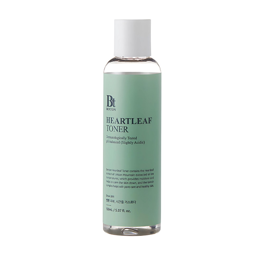BENTON BENTON Heartleaf Toner 150ml - hydrating - front bottle shot
