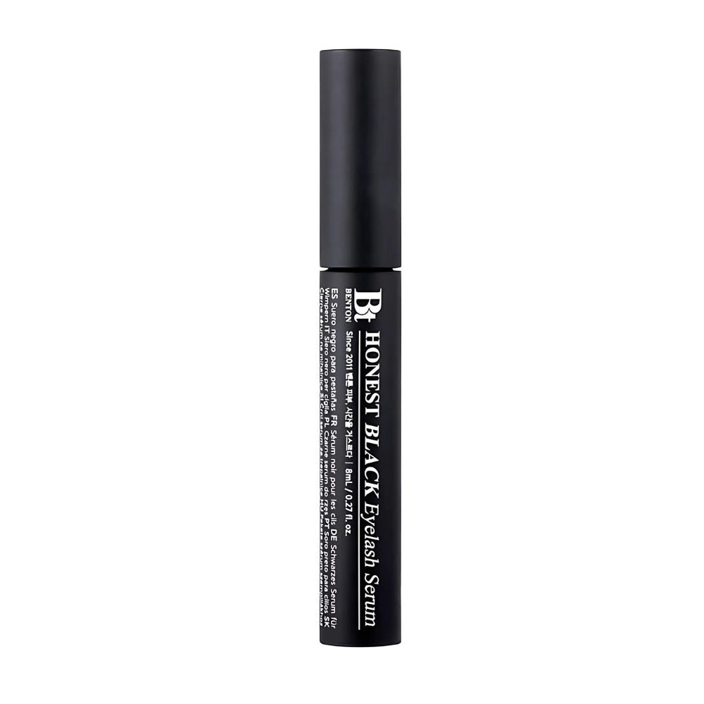 BENTON BENTON Honest Black Eyelash Serum 8ml - hydrating - front bottle shot