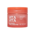 BE THE SKIN BE THE SKIN Vitavita Raspberry RDRN Toner Pad 120ml 60ea - brightening - front bottle shot