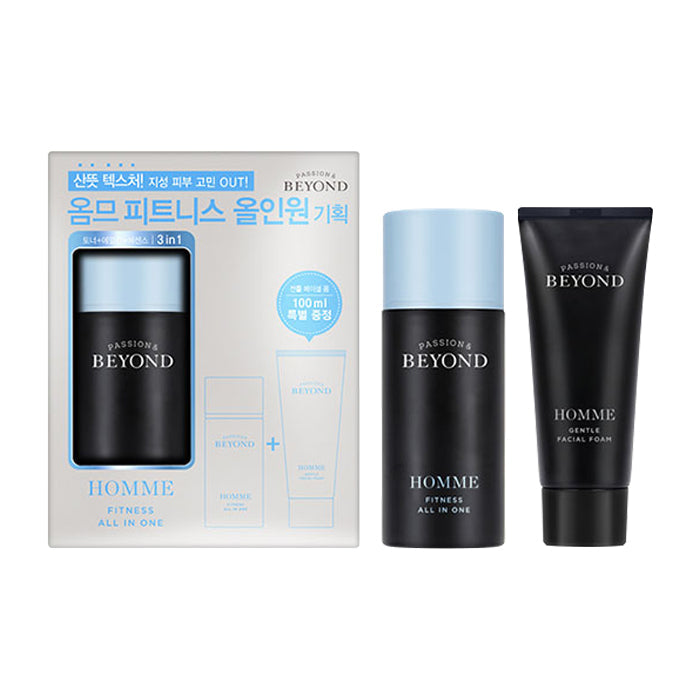 BEYOND BEYOND Homme Fitness All-in-one Set - hydrating - front bottle shot