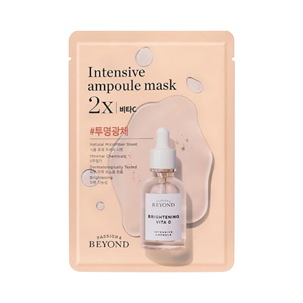 BEYOND BEYOND Intensive Ampoule Mask 2X 25ml Vita C - brightening - front bottle shot