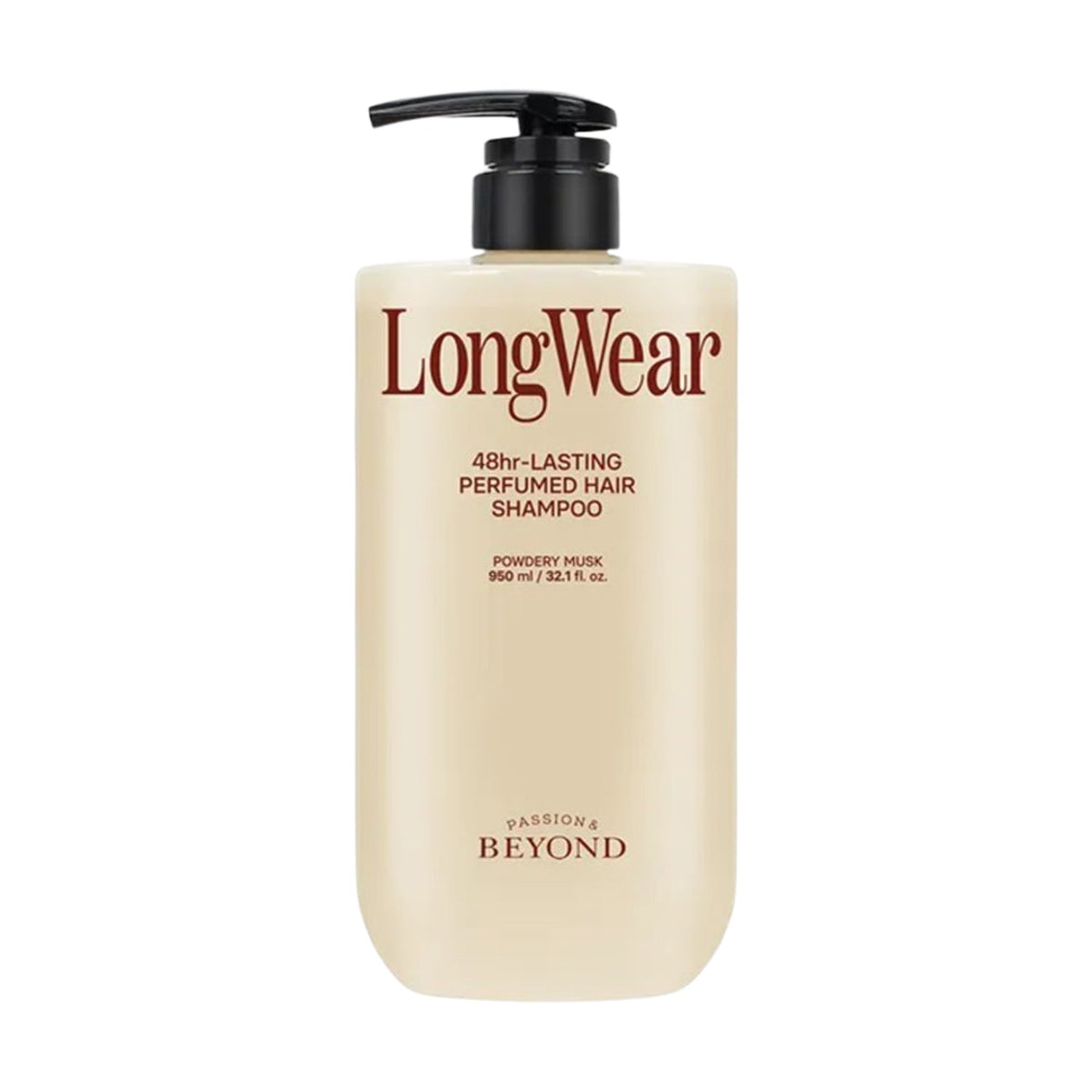 BEYOND BEYOND Longwear Perfumed Hair Shampoo Powdery Musk 950ml - daily care - front bottle shot