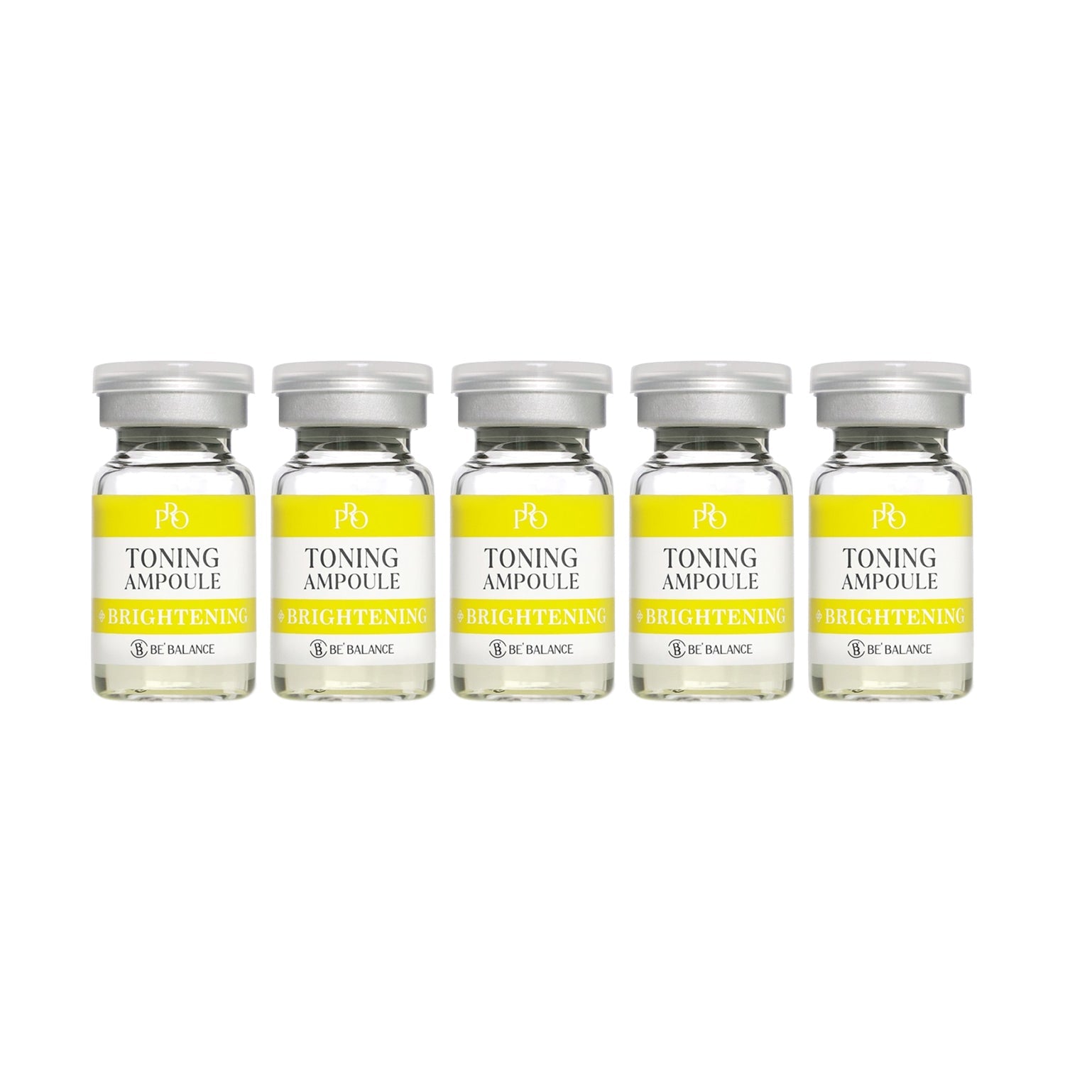BE’BALANCE BE’BALANCE PRO Toning Ampoule 7ml × 5ea - brightening - front bottle shot