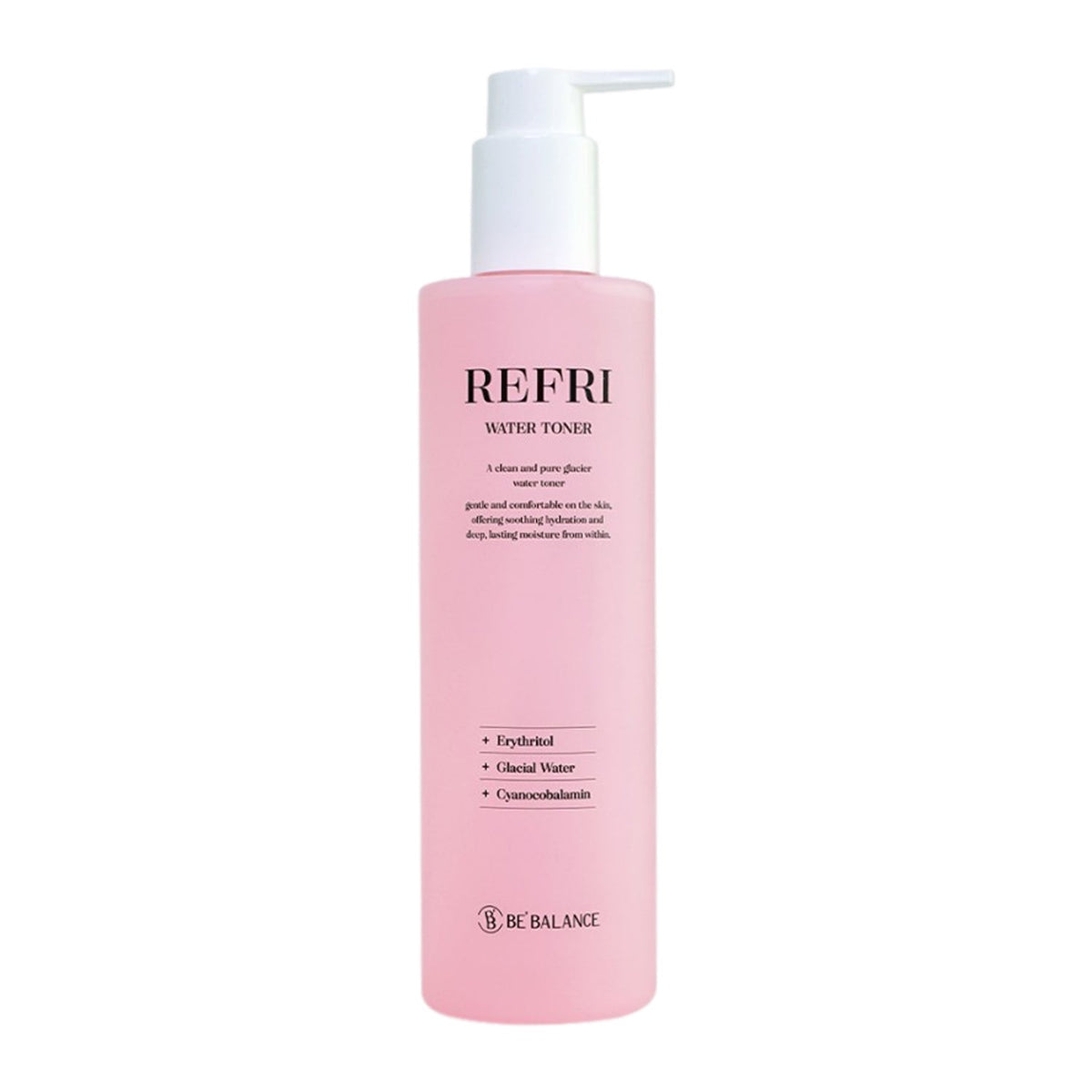 BE’BALANCE BE’BALANCE Refri Water Toner 300ml - hydrating - front bottle shot