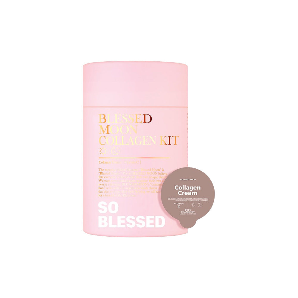 BLESSED MOON BLESSED MOON Collagen Kit (Collagen Cream) - soothing - front bottle shot