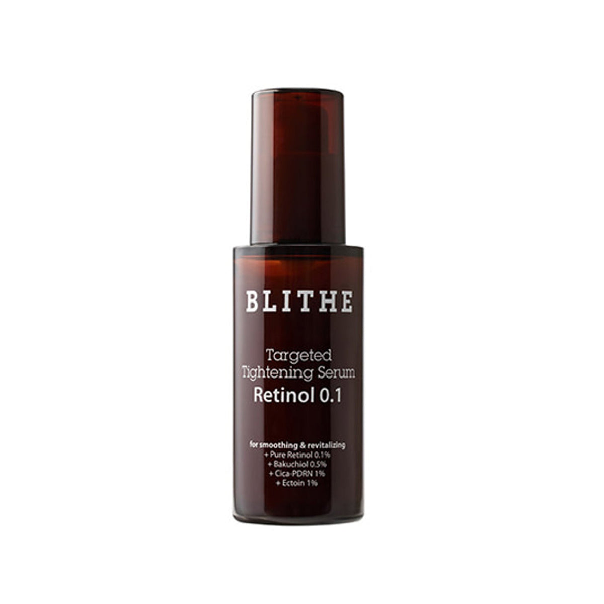 BLITHE BLITHE Targeted Tightening Serum Retinol 0.1 30ml - soothing - front bottle shot