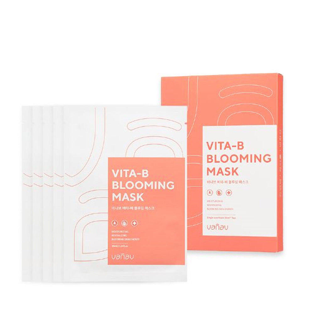 VANAV VANAV Vita-B Blooming Mask Set 30ml *5ea - brightening - front bottle shot
