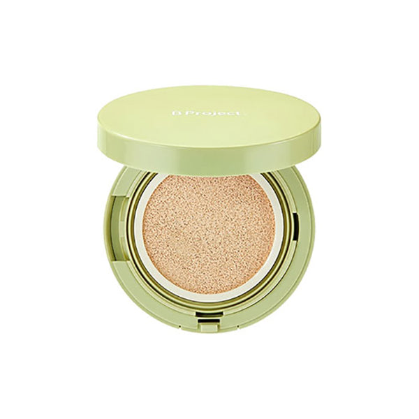 By Project. B Project. Stay Relaxed Sun Cushion SPF50 PA++++ 12g+12g - soothing - front bottle shot
