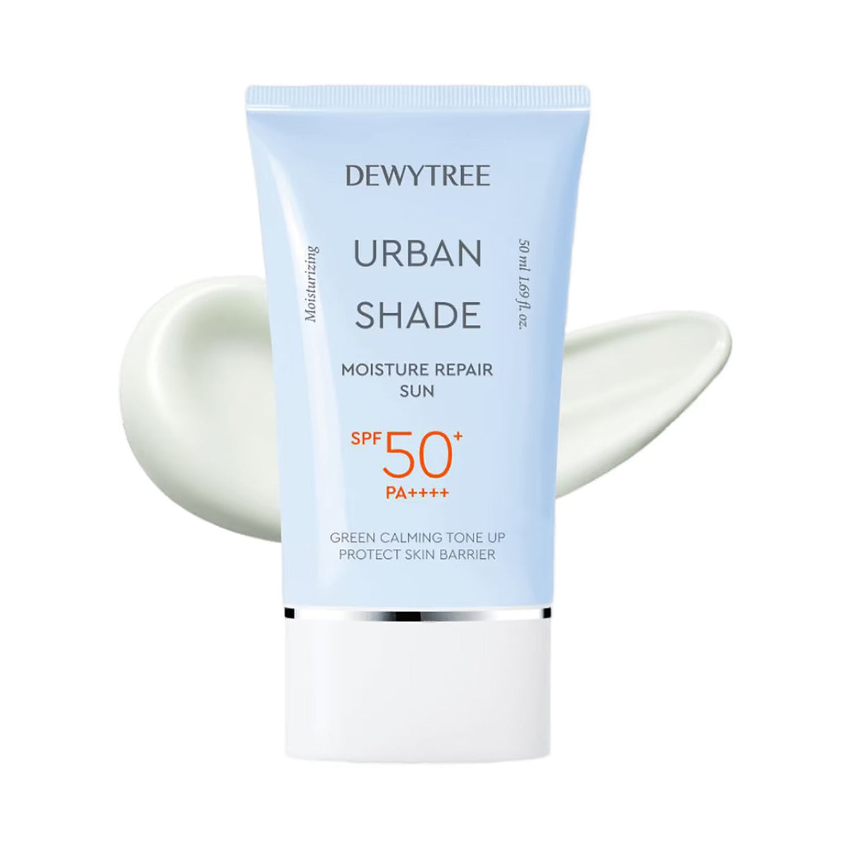 Dewytree Dewytree Urban Shade Moisture Repair Sunscreen SPF 50+ PA++++ 50ml - hydrating - front bottle shot