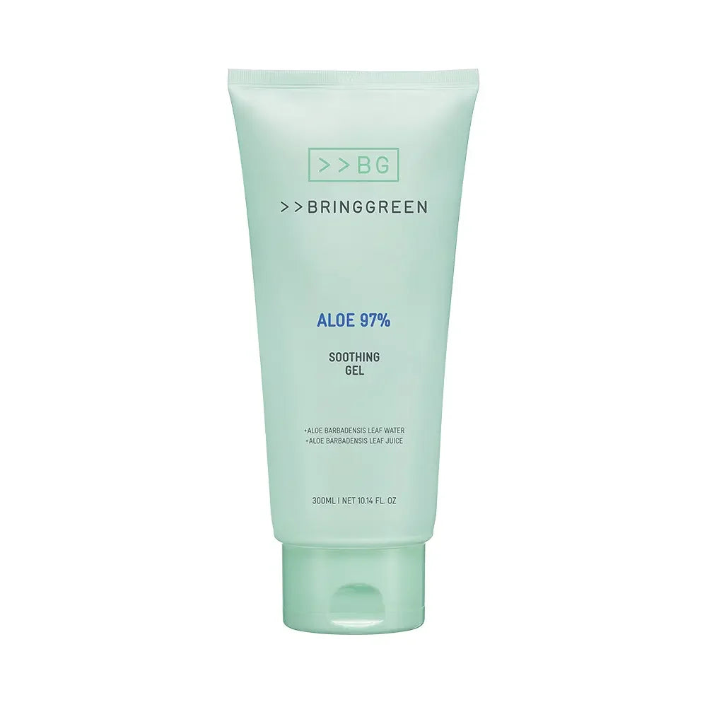 BRING GREEN BRING GREEN Aloe 97% Soothing Gel 300ml - hydrating - front bottle shot