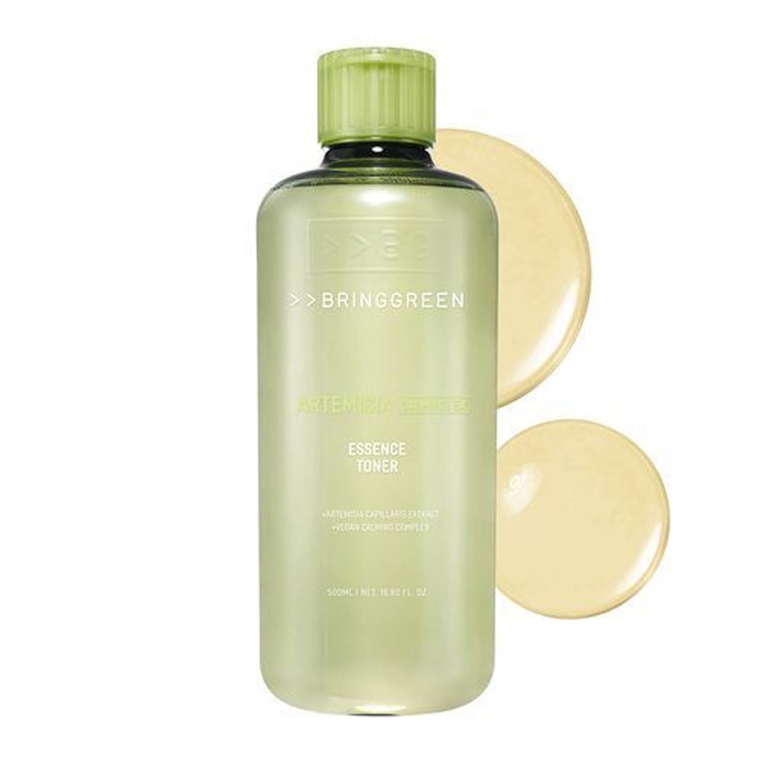 BRING GREEN BRING GREEN Artemisia Calming EX Essence Toner 500ml - hydrating - front bottle shot