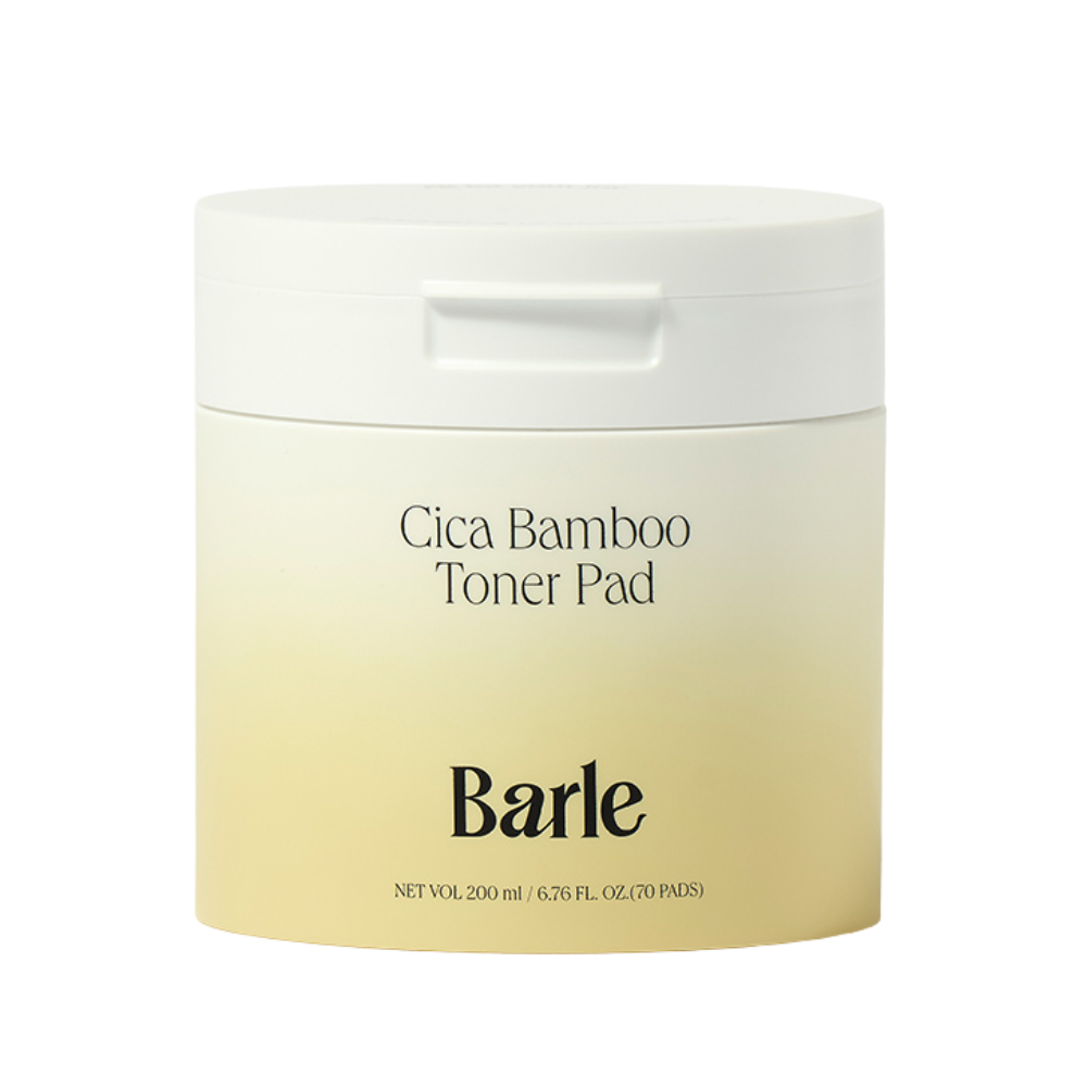 Barle Barle Cica Bamboo Toner Pads (70 Sheets) - hydrating - front bottle shot