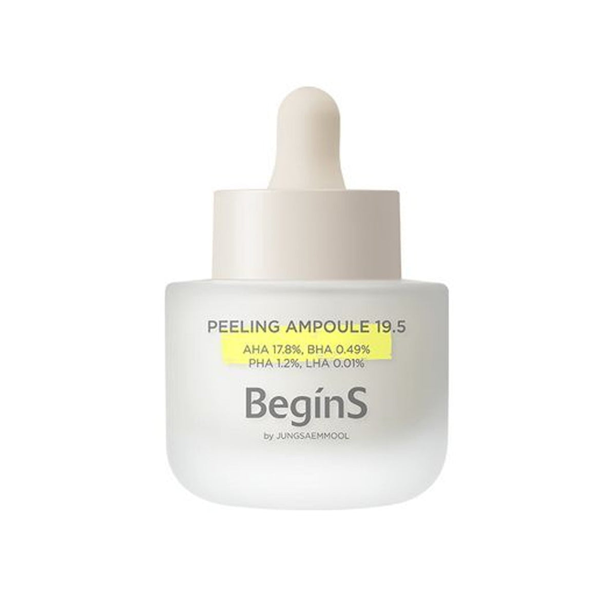 JUNG SAEM MOOL Begins by JUNG SAEM MOOL Peeling Ampoule 19.5 30ml - hydrating - front bottle shot