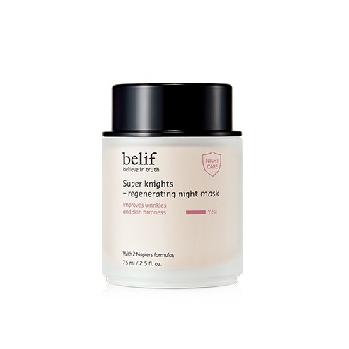 belif belif Super Knights Regenerating Night Mask 75ml - daily care - front bottle shot