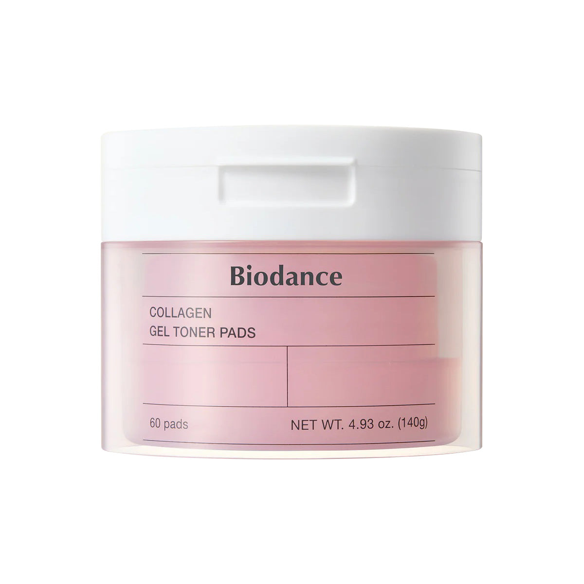 Biodance Biodance Collagen Gel Toner Pads 140g 60ea - hydrating - front bottle shot