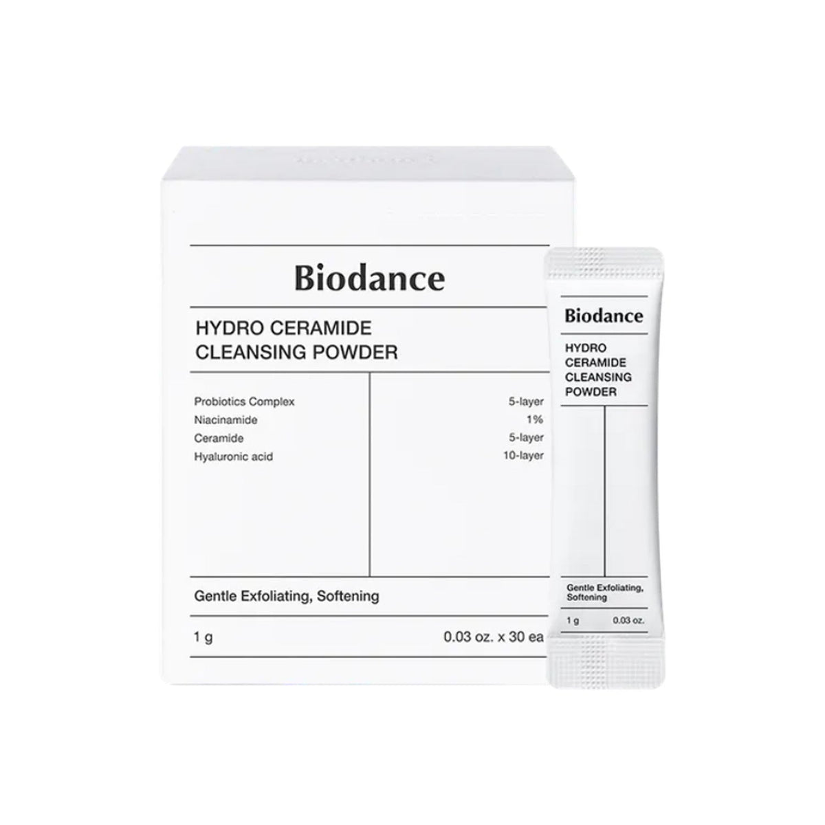 Biodance Biodance Hydro Ceramide Cleansing Powder 30ea - hydrating - front bottle shot