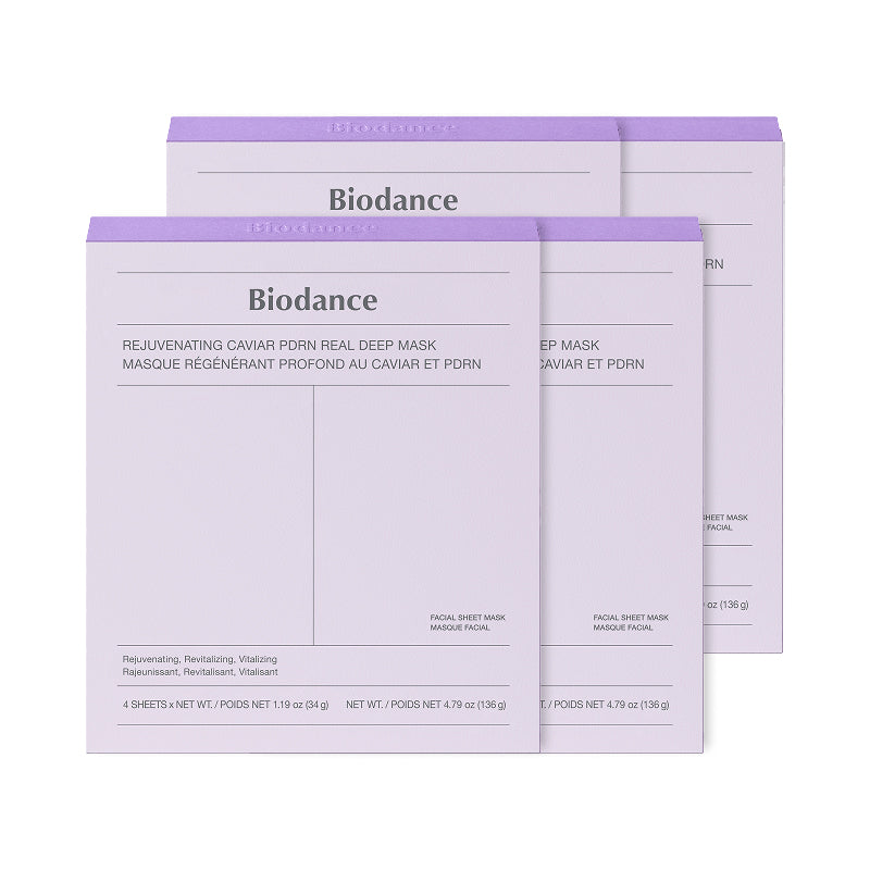 Biodance Biodance Rejuvenating Caviar PDRN Real Deep Mask 34g 16ea - hydrating - front bottle shot