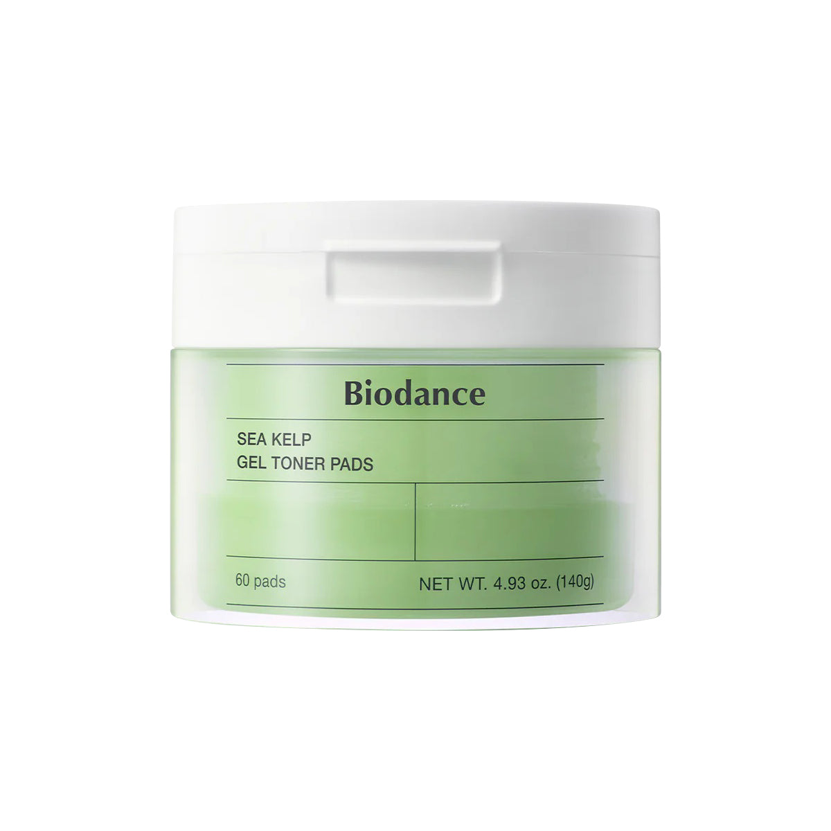 Biodance Biodance Sea Kelp Gel Toner Pads 140g 60pads - hydrating - front bottle shot