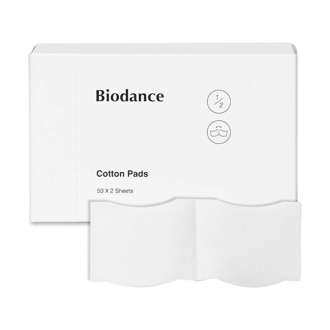 Biodance Biodance cotton pad 50x2 sheets - hydrating - front bottle shot