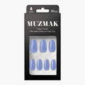 MUZMAK MUZMAK Nail Tips 36pcs #Blue Lemonade(Coffin) - anti-aging - front bottle shot