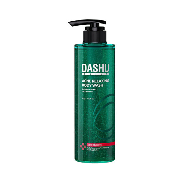 DASHU DASHU Daily Acne Relaxing Body Wash Acne Relief 500ml - soothing - front bottle shot