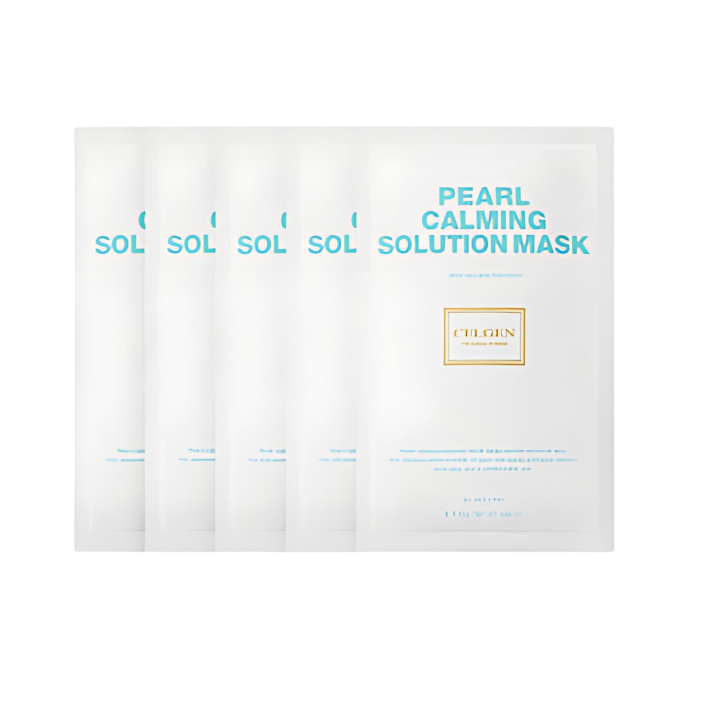 CELGEN CELGEN Pearl Calming Solution Mask 25g * 5ea - hydrating - front bottle shot