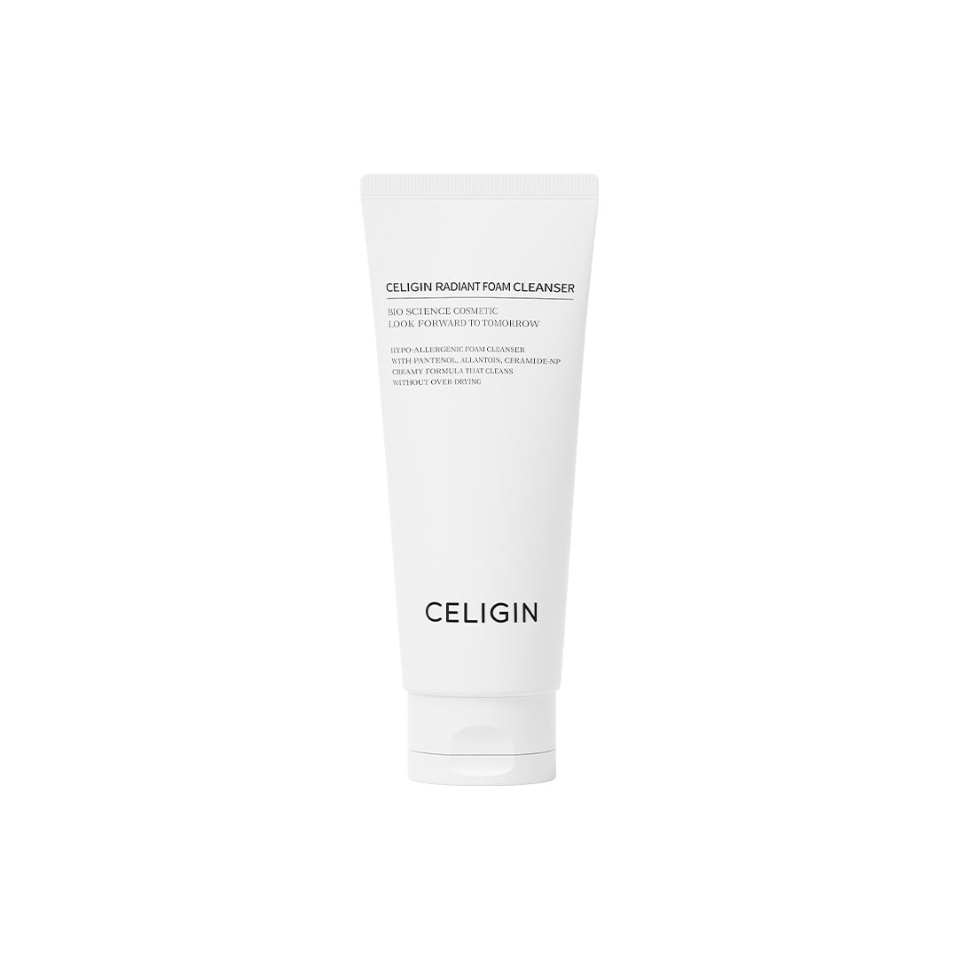 CELIGIN CELIGIN Radiant Foam Cleanser 160ml - hydrating - front bottle shot