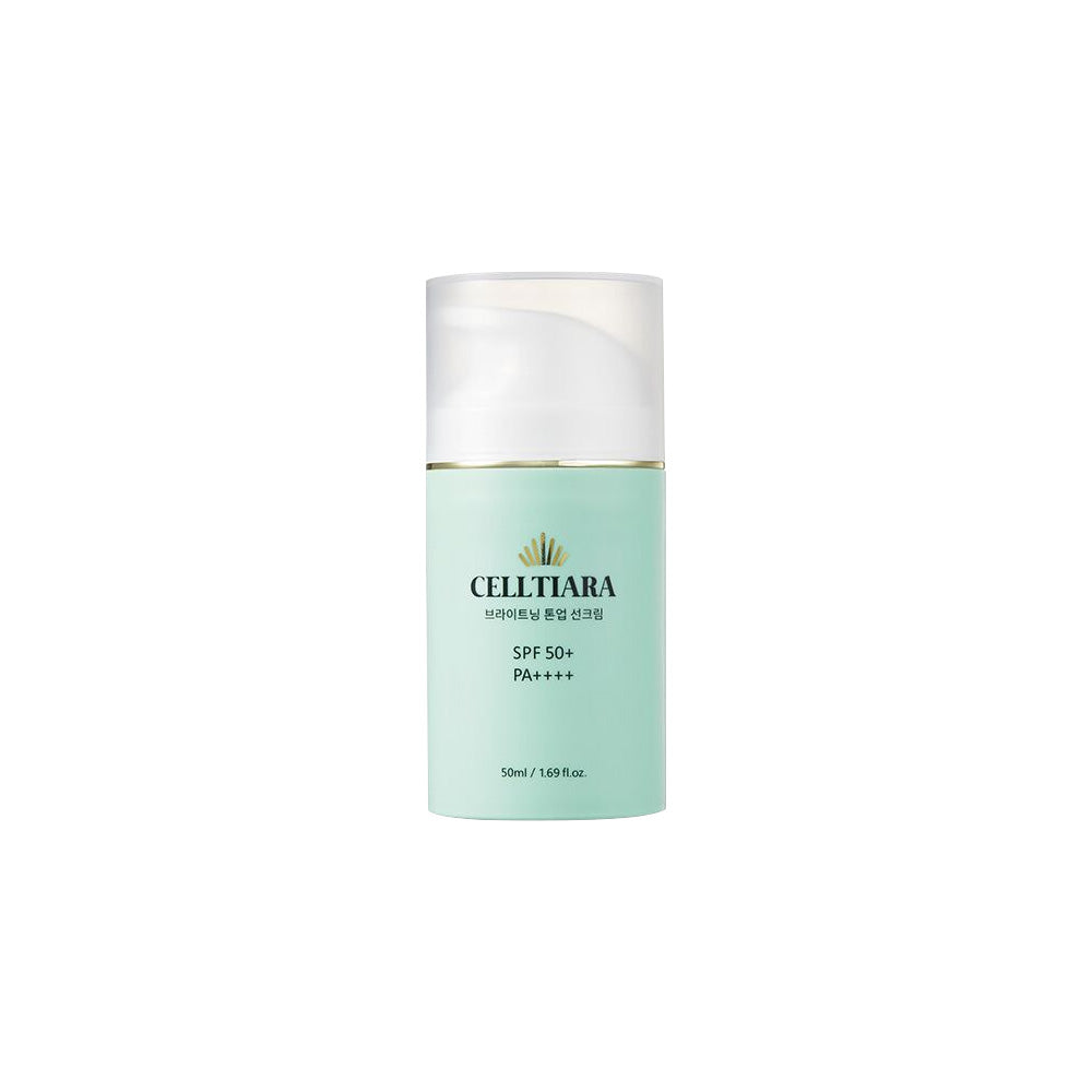 CELLTIARA CELLTIARA Brightening Tone-Up Sun Cream SPF 50+ PA++++ 50ml - brightening - front bottle shot