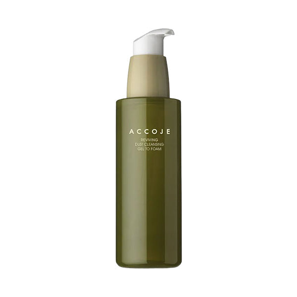 ACCOJE ACCOJE Reviving Dust Cleansing Gel to Foam 180ml - pore care - front bottle shot