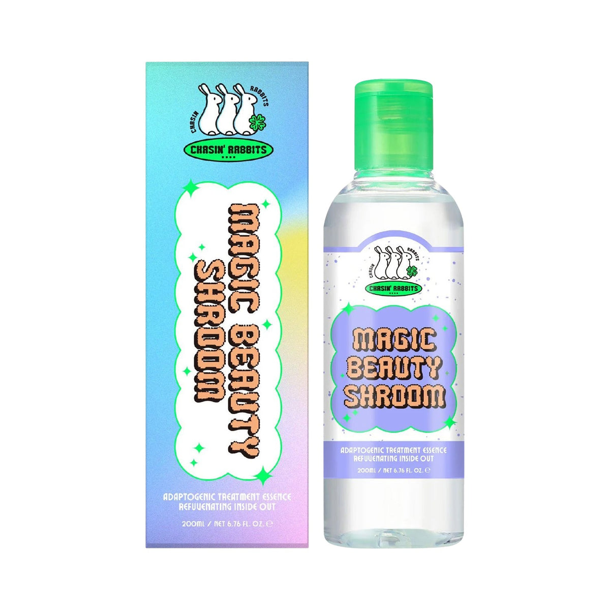 CHASIN’ RABBITS CHASIN’ RABBITS Magic Beauty Shroom Essence 200ml - hydrating - front bottle shot
